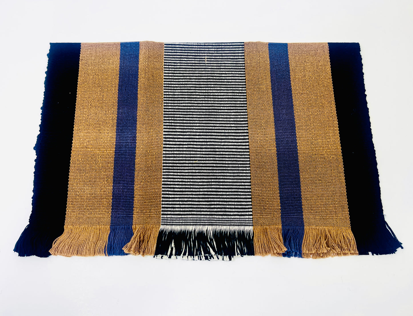 Fringed Blue mixed placemat