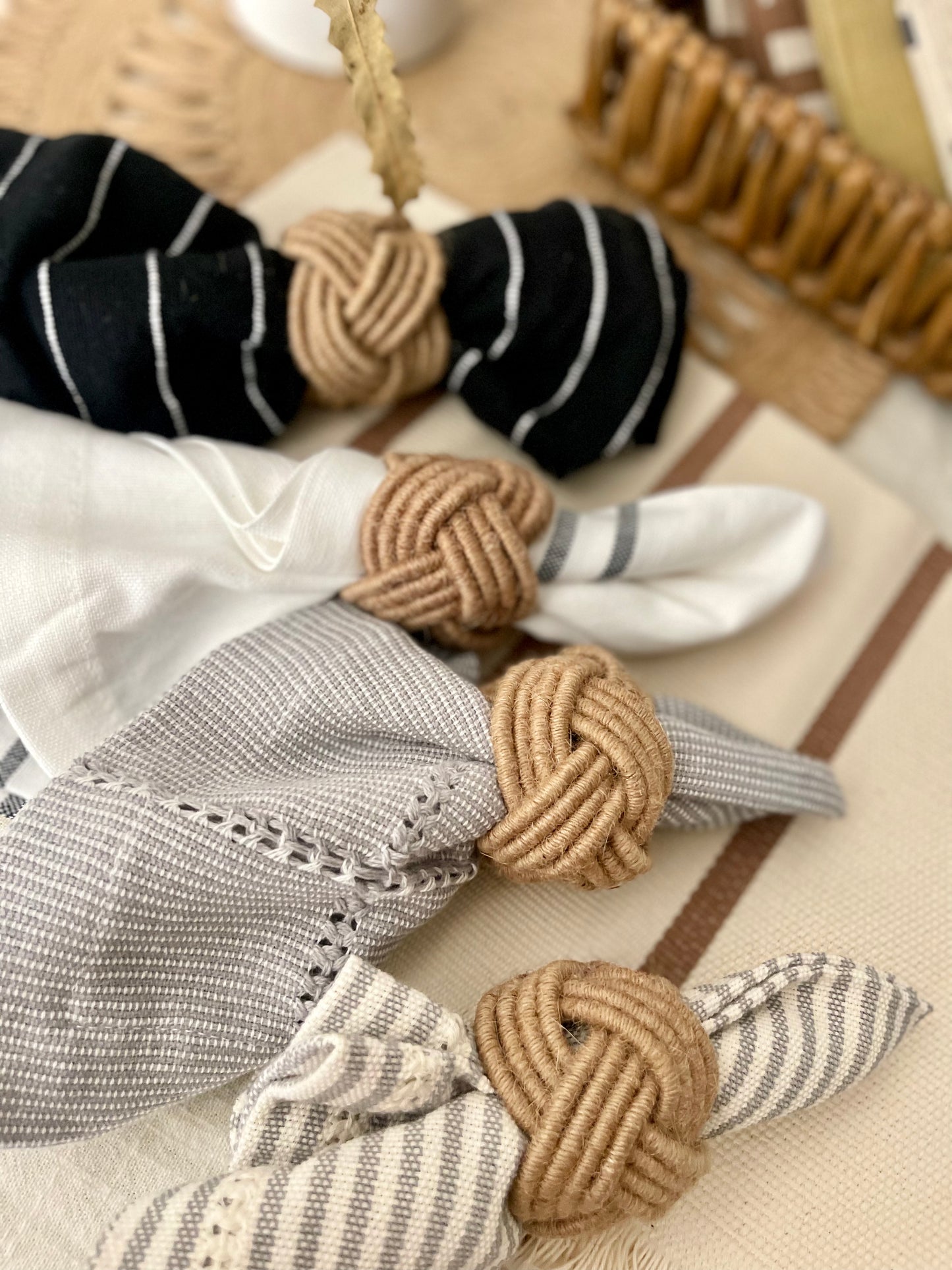 Woven dish towel set (2)